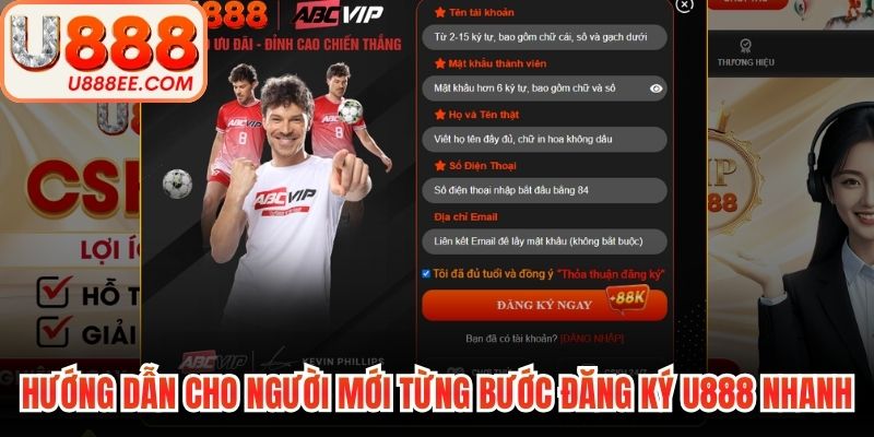Đăng Ký U888 - Hướng Dẫn Tạo Tài Khoản Nhanh Chóng