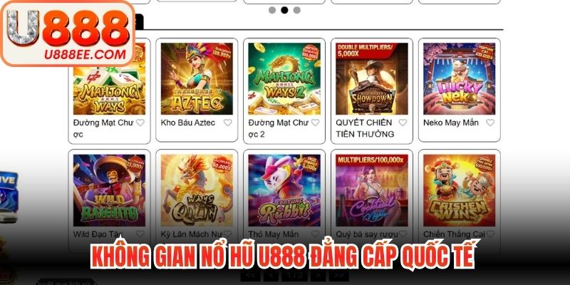 Nổ Hũ U888 - Cơ Hội Săn Jackpot Trúng Thưởng Cực Khủng