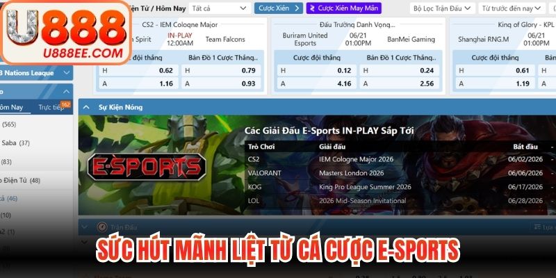 Cá Cược E-Sports - Đấu Trường Thể Thao Điện Tử Đột Phá