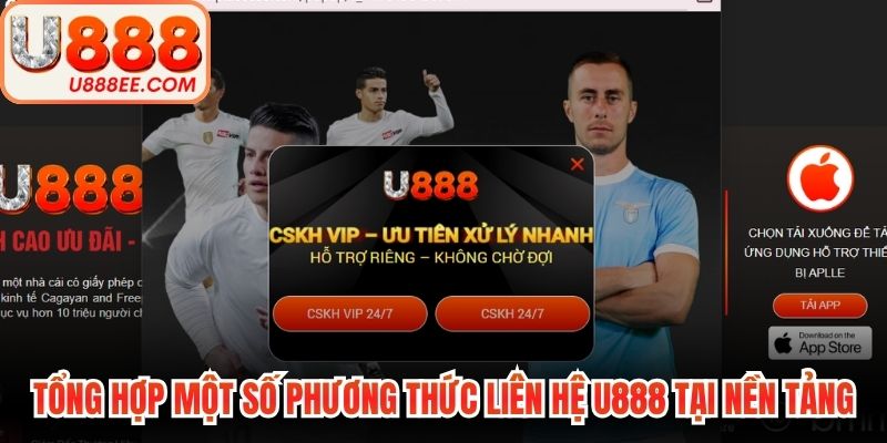Liên Hệ U888 - Kênh Hỗ Trợ Hội Viên Nhanh Chóng Nhất